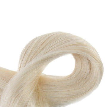 Fshine Virgin Weft Brazilian 100% Human Hair Sew In Bundles Straight 50Grams Color #60 Plautinum Blonde (#60) - FShine Shop